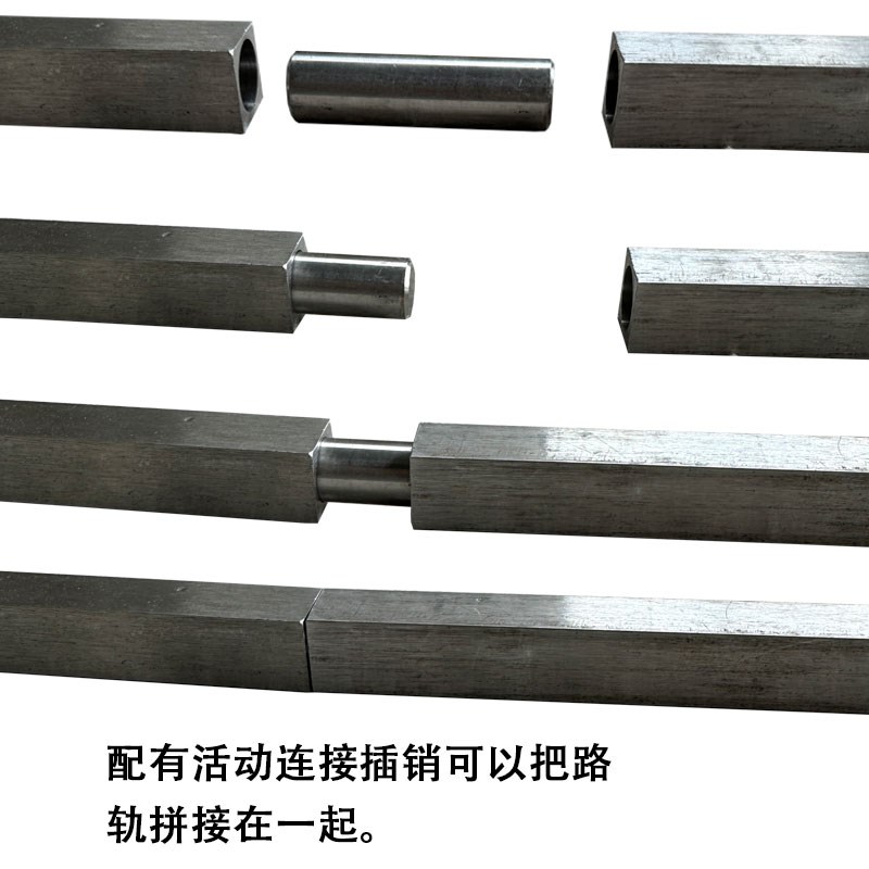 新款201不锈钢实方地轨电动平移门路轨重型方钢滑轨道推拉