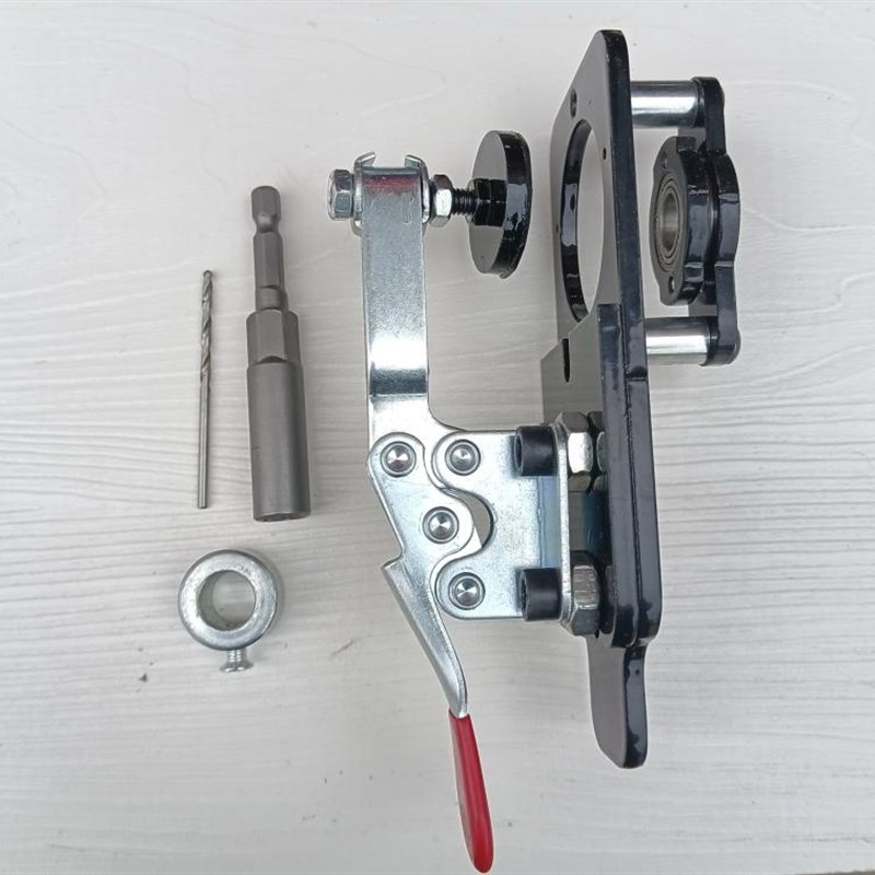木工铰链开孔钻合页定位器35mm铰链打孔辅助器衣橱柜门定位打孔器