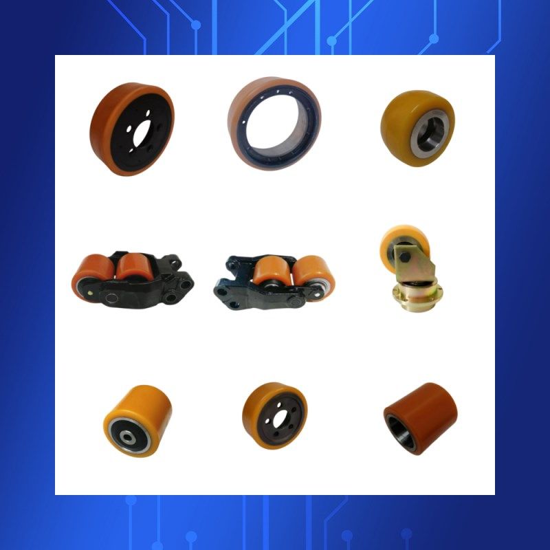 合力电动堆高机托盘堆高车承载轮平衡辅助轮驱动轮电机配件