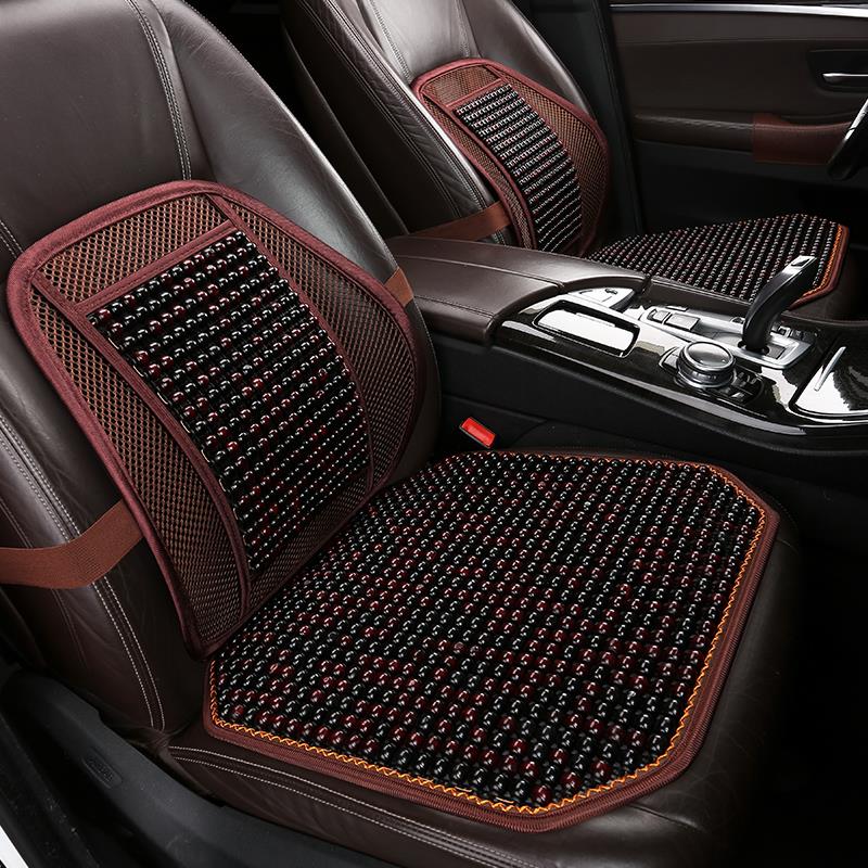 木珠汽车坐垫单片 透气夏季椅垫凉垫 四季珠子座垫单个屁屁垫通用