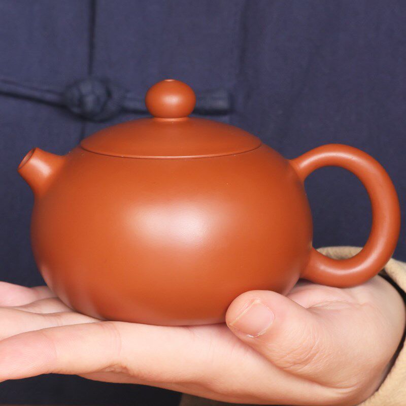 云南建水紫陶茶壶 纯手工功夫茶 中式复古复烧红西施壶高端壶