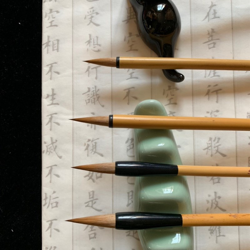 神龙摆尾号纯狼毫小楷毛笔/出锋1.9厘米 褚遂良唐人行书法灵飞经