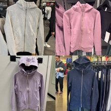 lululemon/露露乐蒙 Scuba系列修身抽绳全拉链加绒连帽卫衣女