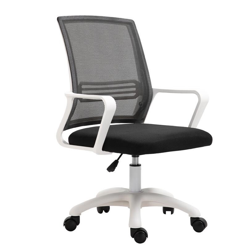 职员办公椅子员工电脑椅滑轮升降子坐凳带调节移动家用靠背可高度