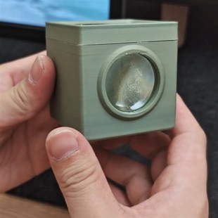 腰平取景器diy成品3d打印外壳50mm菲涅尔透镜取手持邪修拍照出片