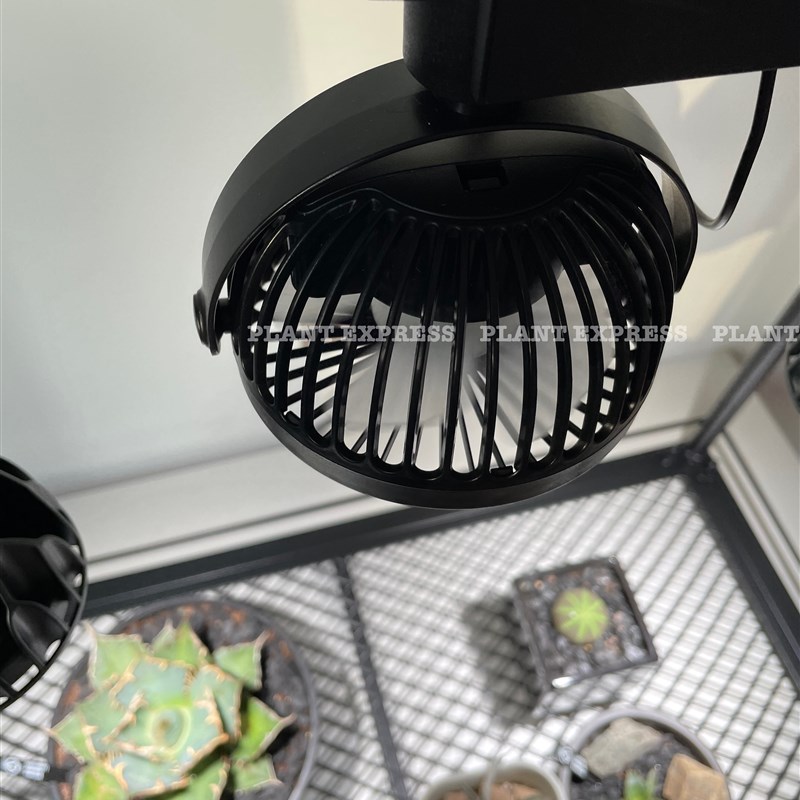 块根植物轨道灯槽风扇室内植物墙降温通风除湿大风量多肉龙舌兰
