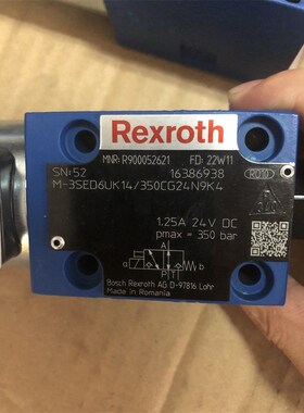 力士乐电磁球R900052621 M-3SED6UK14/350CG24N9K4德国原装