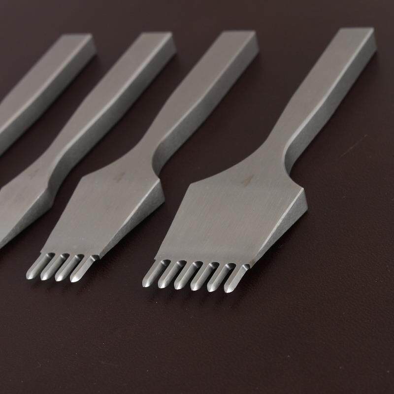 高的端好质量精抛光白钢菱斩手工DY作587皮革制工具I细拉丝10071