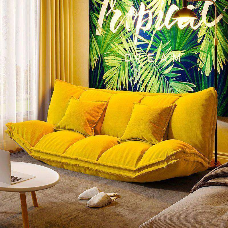 网红懒沙人上沙发床榻榻米折叠双人小户型卧室发简易CFS地沙发床