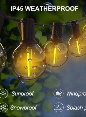 5.3米25灯串G4LED防碎112防0水圆球小E夜灯装饰庭院花园LEDXLJ灯