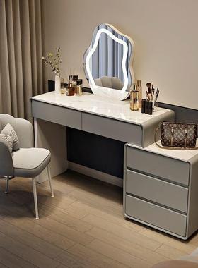 实木梳妆台卧室现代0简约小一户型轻奢化妆桌斗柜体61322新5款