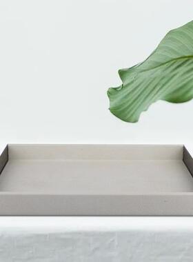 简约新中用式家置物盘长方形样板间厅长方形五收纳盘客轻奢玄关摆