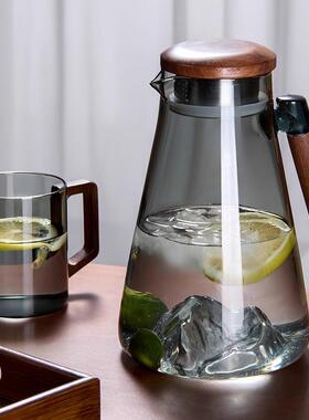 玻冷水壶耐高RS451B温家用客壶厅高档大容量果茶凉璃水耐加热厚水