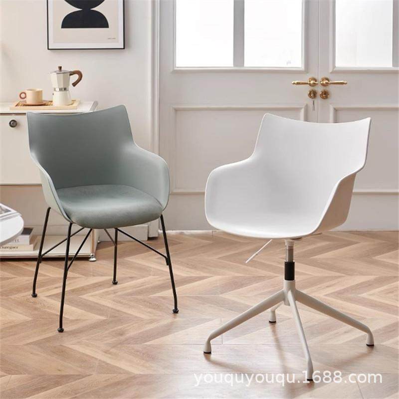 简公约家用电椅商务塑料椅子接待洽谈脑椅厚靠SD-639背椅加办椅餐