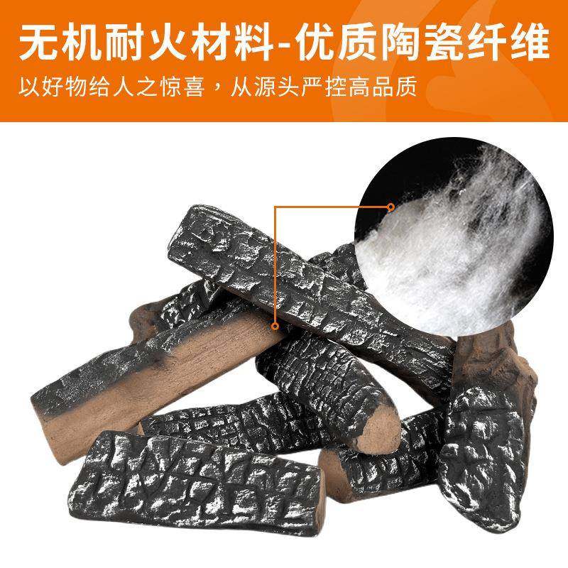 火仿真木炭火壁炉火焰酒吧装饰摆件假柴灯篝火炭SUN-LMZ1火灯炉苗