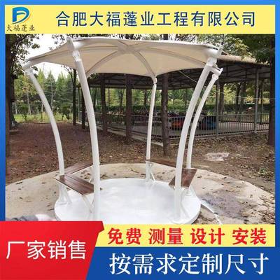 厂家定膜户外膜结构景场观棚EAB张拉广景观公园景观棚棚膜结构