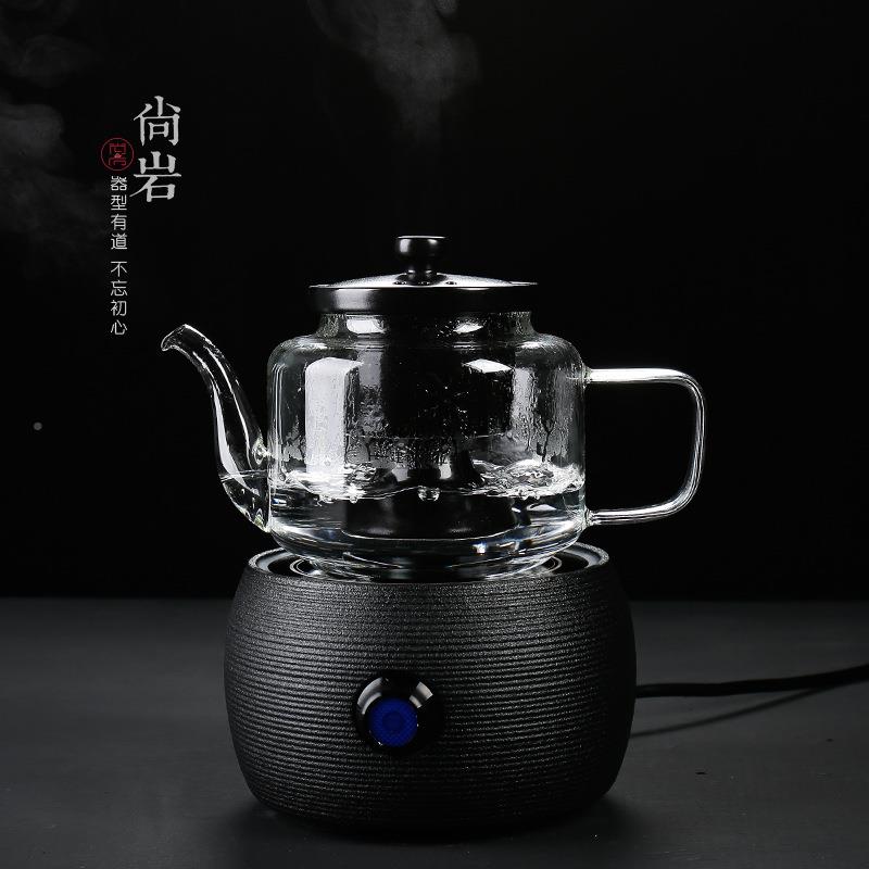 黑茶滤煮茶器家汽STL001用玻璃普洱煮茶壶陶瓷过内胆电陶炉温茶壶