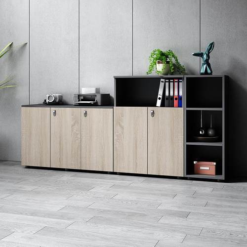 办公室文件柜柜木锁质矮柜地储物柜带资柜咨询客服隔断杂物收纳柜