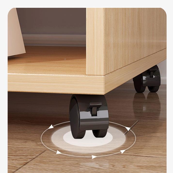 文件柜办公室资桌下小带保密料柜锁子储物柜抽01屉柜收纳柜木质移