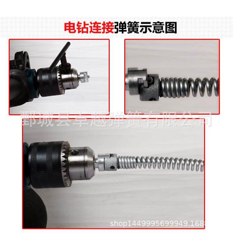 小小卓th+cjz管通机器通下水道工具簧道家弹用饭店宾馆下水管疏道