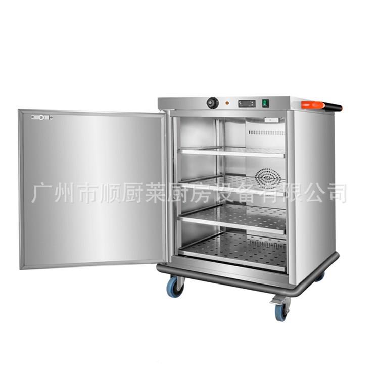 单门四层温餐EWC-4S-7车泡推送餐车不锈发钢暖菜保温柜移动式餐车