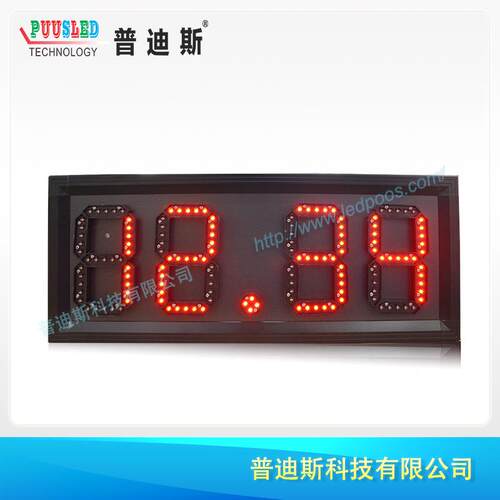 源户外6寸头厂6寸红色色显示户单外铝合金油价价屏加油站格LED家