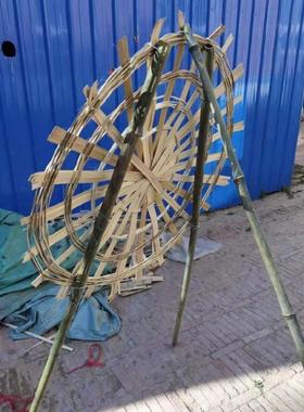 AL101255手工制作竹花圈花架编架子鲜花子圈....