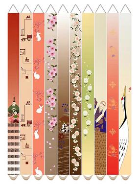 日式特色门隔断帘屏风修饰长帘料门帘头帘布艺75542挂帘布和风理