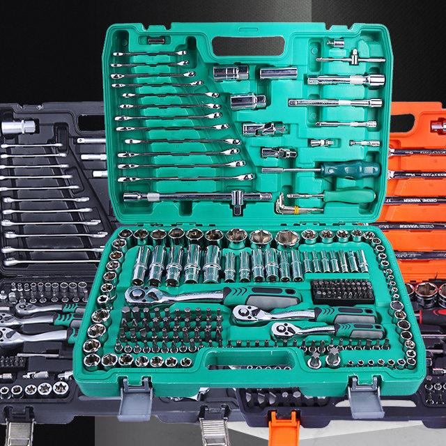 82件机修组合工具套121件套汽修工具套筒组套46件家用维修工具套