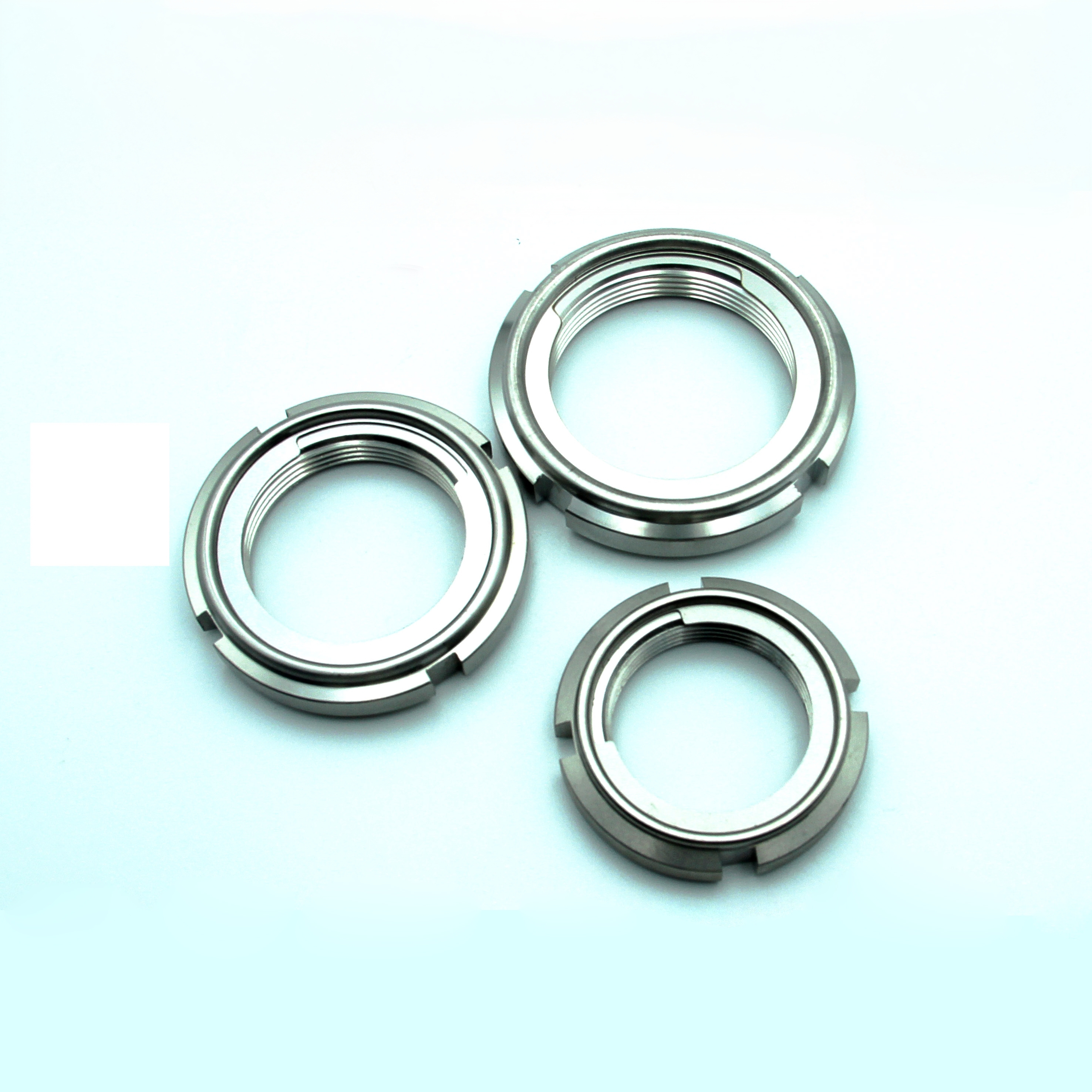 ZC602-3不锈钢精密U型自锁圆螺母 钢片锁紧圆螺帽替代FUNTS10 12