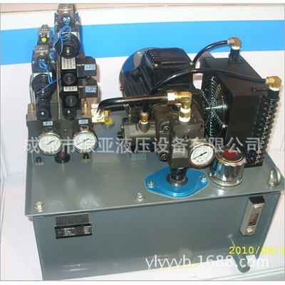 厂家生产液压油站，高压齿轮泵HGP-3A配3.75KW电机使用压力12Mpa
