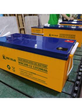 WCH阳SOLA12v2R00ah太能胶WHC200-1体蓄电池
