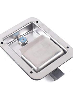 配不锈钢工箱锁内嵌式面板程锁汽车具车厢门75980锁工业电箱工车