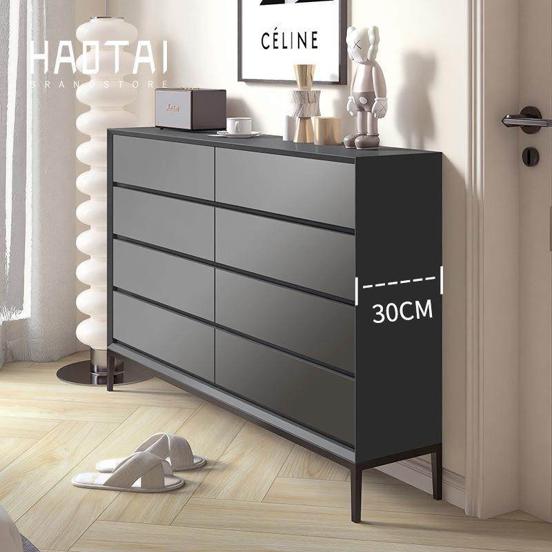 意式极简八斗柜烤漆30cm厚度卧室床尾柜储物柜墙边超薄收纳抽屉柜,电子元器件市场,其它元器件,淘宝优惠券,粉丝福利购,淘宝优惠卷