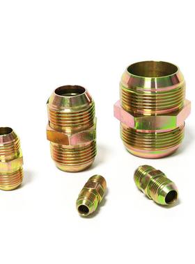 液压接直双外丝接外牙直通对头丝双D液接压管件VSW油管过渡头