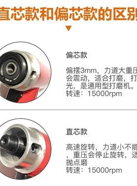 19452寸3寸气动打磨抛光机汽车打蜡寸小型研磨机偏直心机心木工工