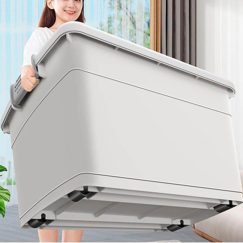 收纳箱加厚大号家超塑料箱衣物整理01箱搬家大容量用储车用后备物