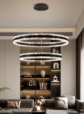 简现代形大气灯具全光谱护眼卧客52683厅吊灯北欧室餐约厅灯圆客