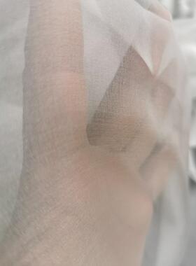 5姆米mZBE0m雪10%桑真丝面料内衬纺里布面料轻蚕薄汉服厂家