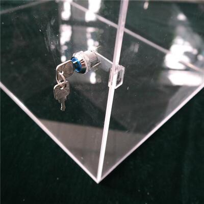 亚克力679带锁制柜子透明收纳加柜有亚克力箱工定北京机玻璃定做