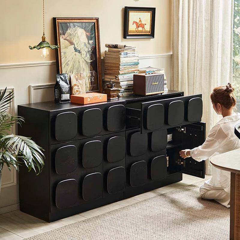 现简约柜客厅家用储物TPH柜橱厨房置物架能落地有门实木多代功餐,电子元器件市场,其它元器件,淘宝优惠券,粉丝福利购,淘宝优惠卷