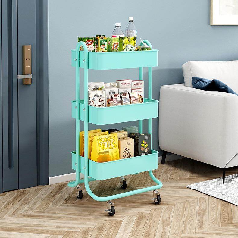 落地层收纳书架收纳储物架置室移动零食架多厨房客厅卧小推车物架,收纳整理,书桌收纳置物架,淘宝优惠券,粉丝福利购,淘宝优惠卷