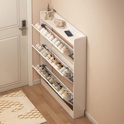 架简鞋全置金属超薄门口后易鞋帽架过道鞋柜多层ZGC窄鞋柜宿舍物