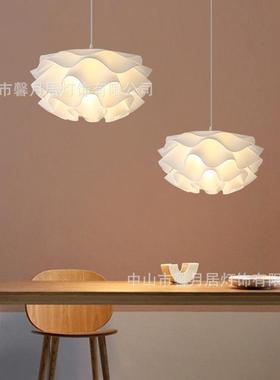 北欧室吊灯19580简卧约现代丹麦松果馨ins创意个性网灯温红公主房
