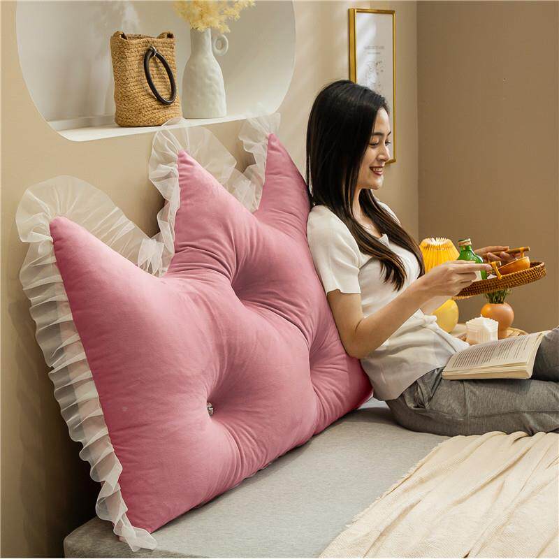 可拆洗床女VFC头靠垫公主靠大靠背腰靠垫孩舍卧室宿榻榻米枕软包