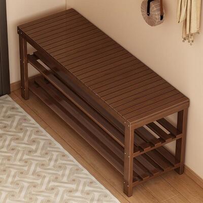 鞋玄柜鞋架一体换鞋凳门口物可架坐入门多ZGC层实木置关架换鞋凳