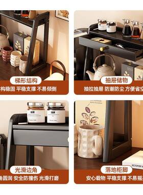 桌面收纳放置物架家用多OZP层茶杯架小型咖置啡杯示展架厨房调料