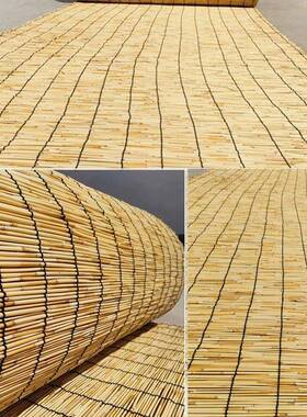 苇帘草帘子大卷顶吊墙面装饰隔断户外卷遮阳帘芦门帘芦F9686H8M苇