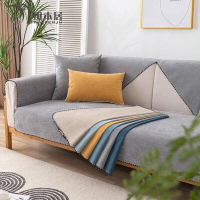 防水发滑F76T67TJ垫四季通抓用防不粘毛坐垫子夏天防沙沙发套罩全