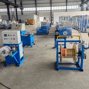 专线业生产线材金属机铜收332丝铝丝电线自线动排卷绕机买就送配